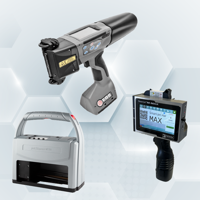 EBS, REINER and Smart-Jet handheld inkjet printers